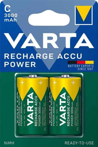 VARTA 56714 Ready2Use C 3000mAh BL2